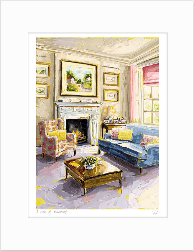 A Taste of Friendship - Mount - Unframed - Image 2