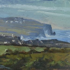 Sundown, Landscape over Doolin