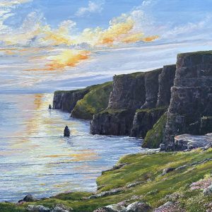 Sunset at Cliffs of Moher