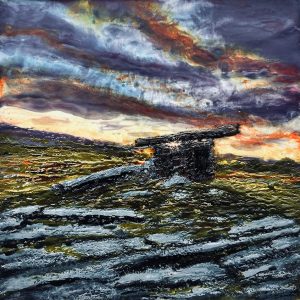 Golden hour at Poulnabrone
