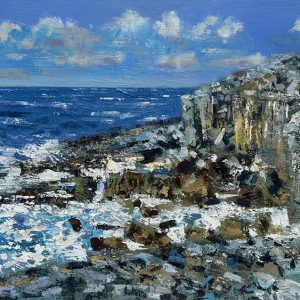 Burren Falls into Sea