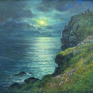 Moonlight over the Cliffs of Moher