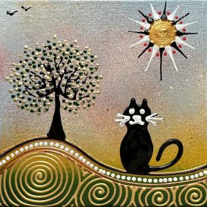 Lucky Black Cat